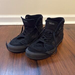 Black Vans High Top Sneakers Unisex Size 10